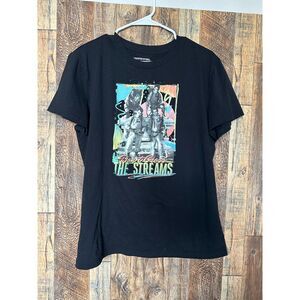 Ghostbusters Don't Cross The Streams Retro Neon Poster Shirt Women's Large